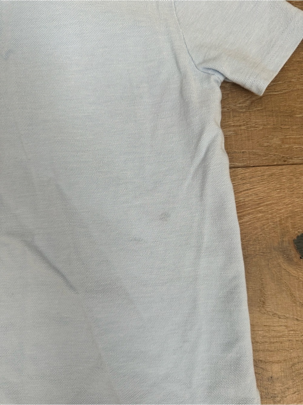 Janie and Jack Light Blue Polo with Bunny Patch - Picture 7 of 7